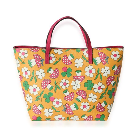 Gucci Multicolor Mushroom Print Canvas Kid's Tote - Picture 1 of 6